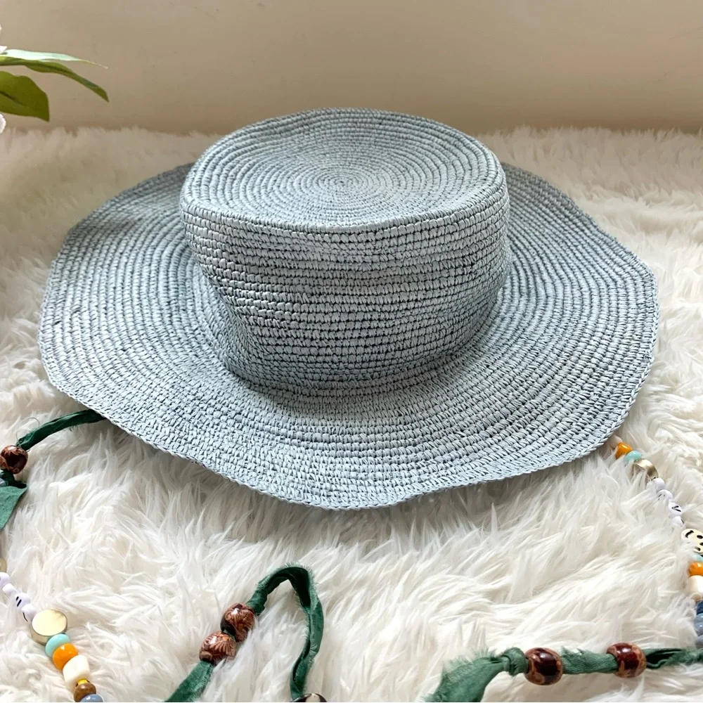 NEW Anthropologie Modern Monarchie Rio Beaded Bucket Hat NWOT - Picture 13 of 16